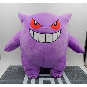 Pokémon Gengar 18 In Plush Stuffed Toy Game Freak 2023 Purple Nintendo Creature